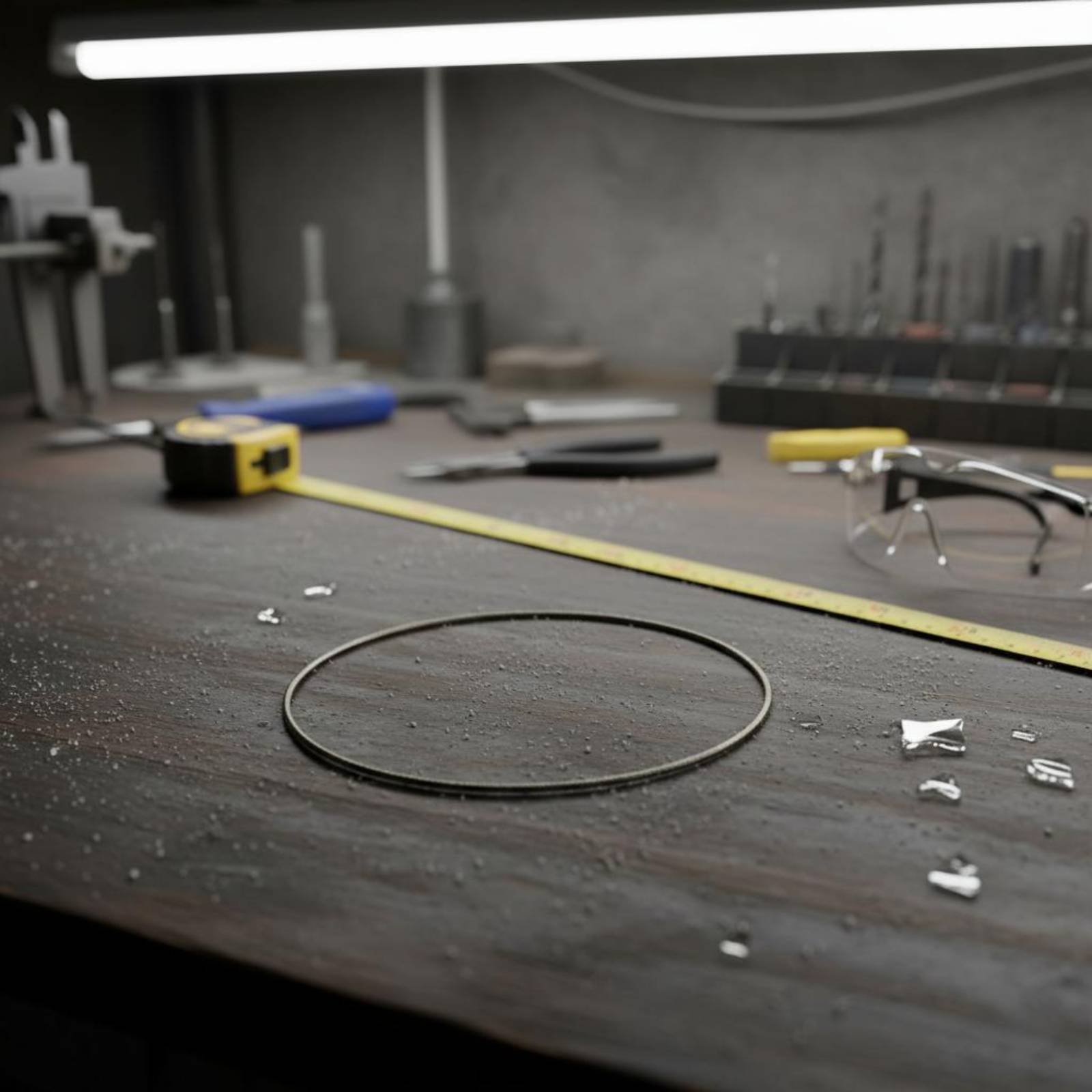 Tools In Workshop - Crystal Loop Cutting Blade Continuous Loop