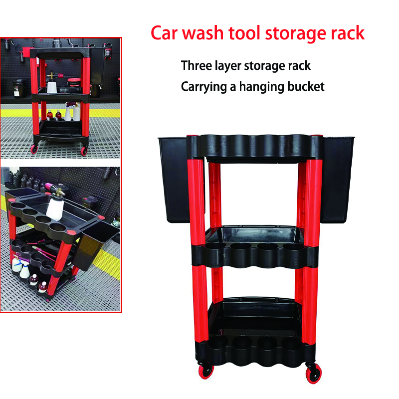 Tools In Mechanic Workshop - Auto Repair WashTool Storage Car Three-tier