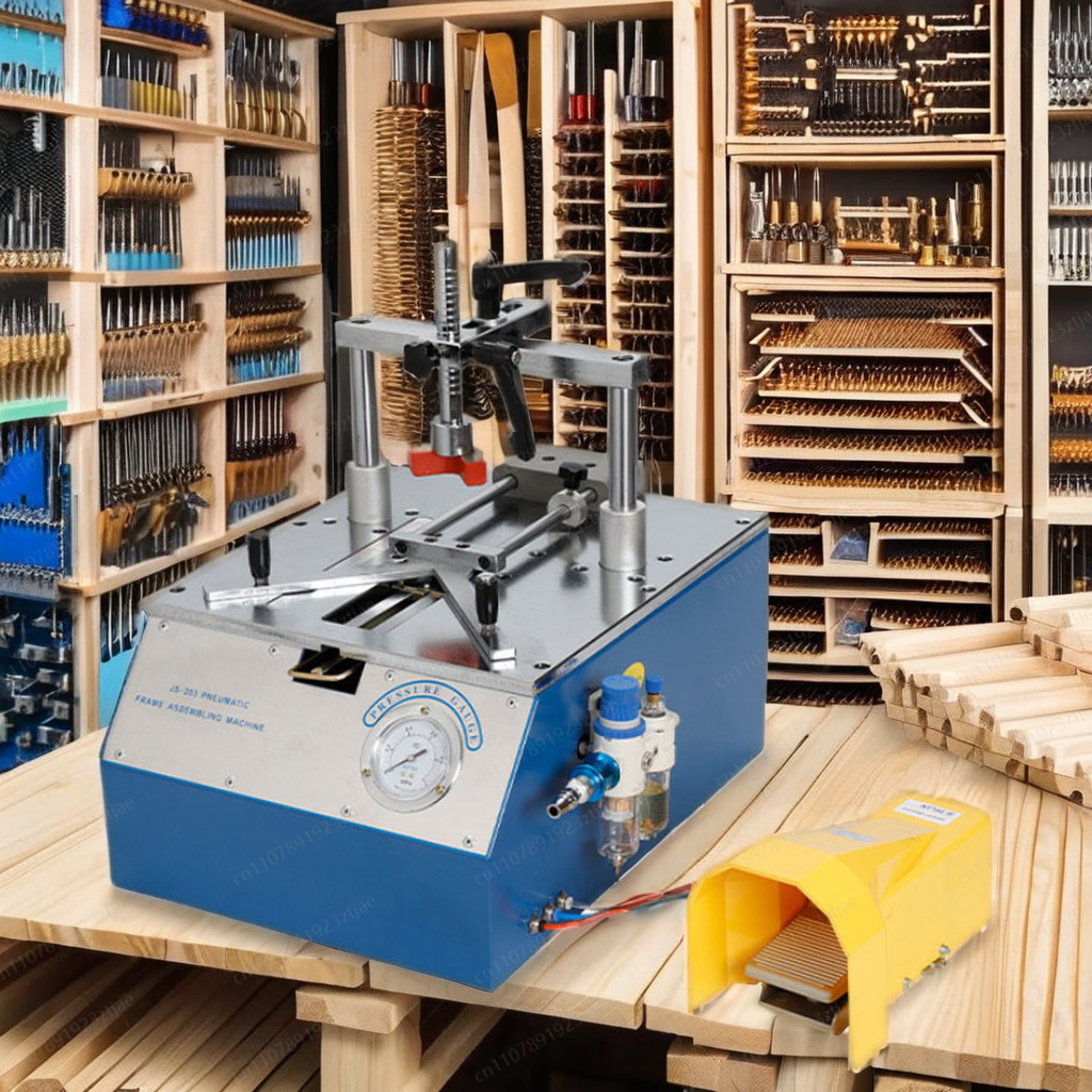 Workshop Tools Pictures - Angle Nailer and Cutter Machine for