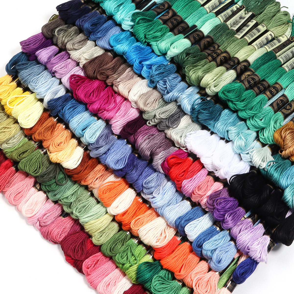 Workshop Tools Diy - 6Pcs/Lot Multicolor Polyester Embroidery Thread Cross