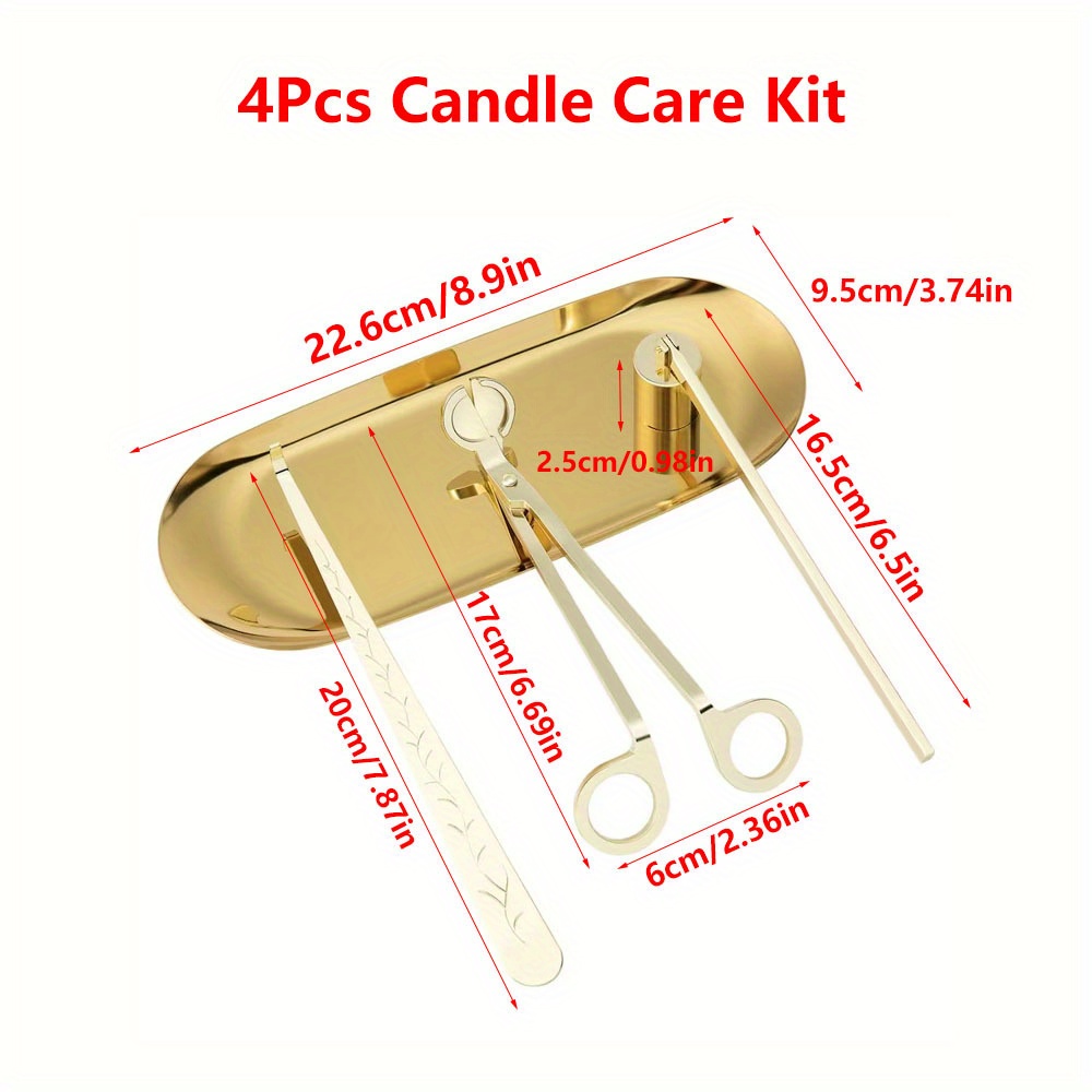 4pcs/set Luxury Candle Care Ki - Workshop Tools Diy 리뷰 및 가격