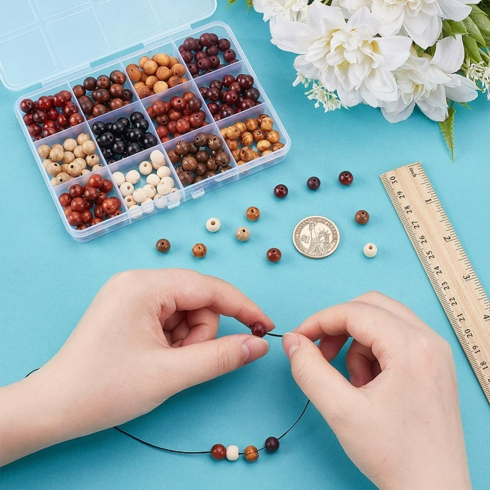 240Pcs 12 Colors Wood Round Be - Workshop Tools Diy 리뷰 및 가격