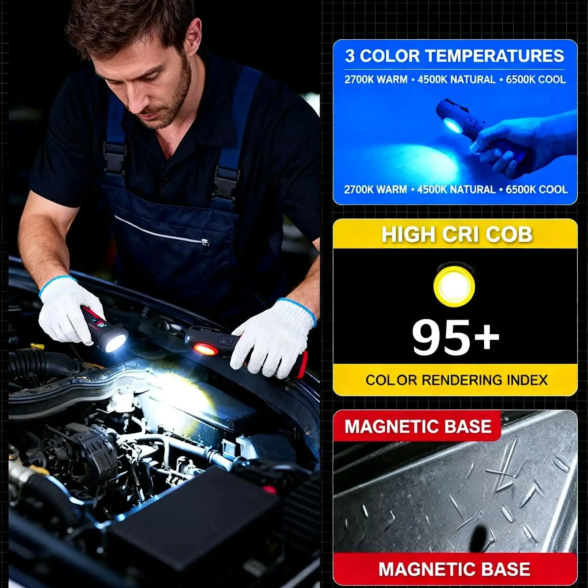 FUNAYA Portable Flashlight Car - Tools In Workshop 리뷰 및 가격