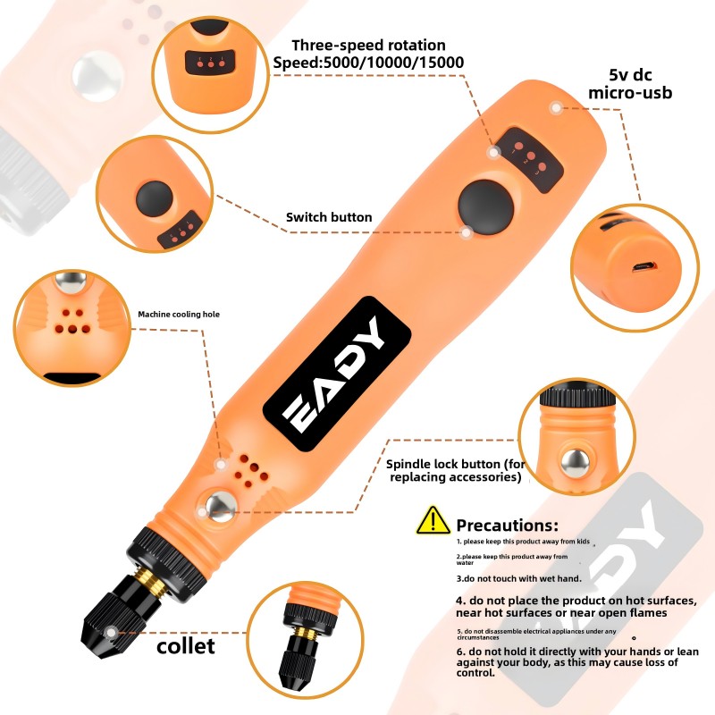 USB Cordless Rotary Tool Kit – - Workshop Tools Diy 리뷰 및 가격