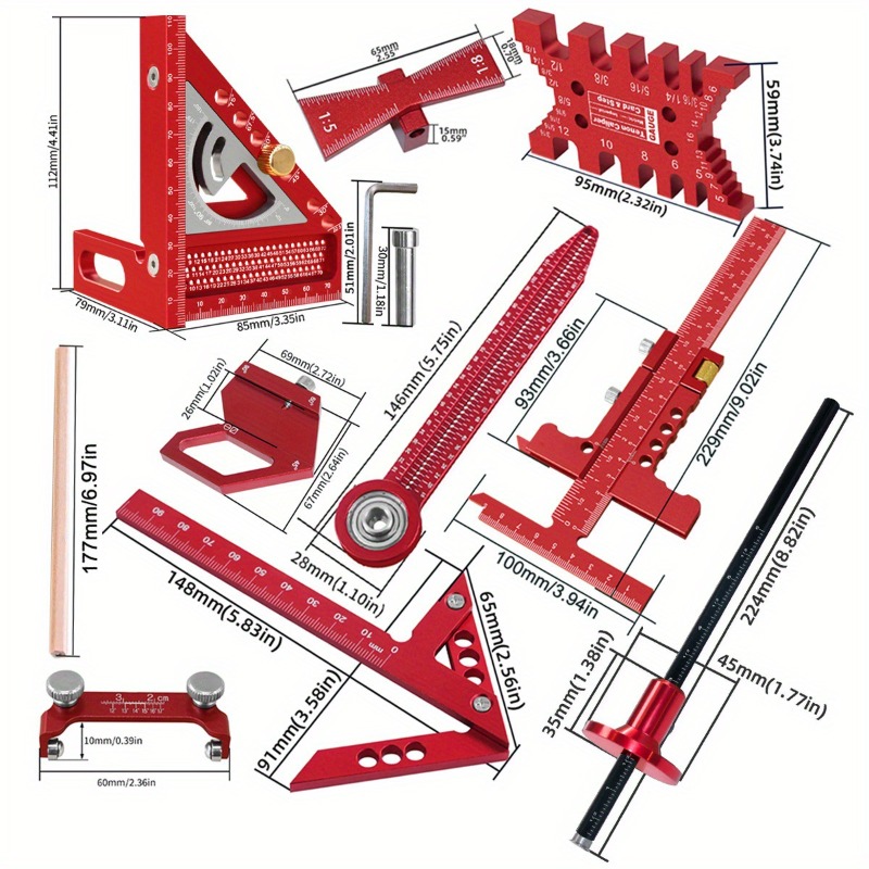 Workshop Carpenter Square Set  - Workshop Joinery Tools 리뷰 및 가격