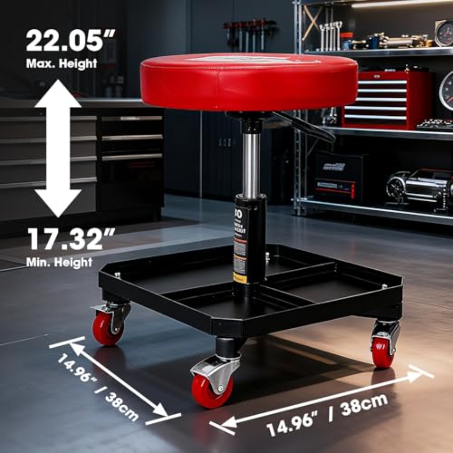 Rolling Mechanic Stool with To - Tools In Mechanic Workshop 리뷰 및 가격