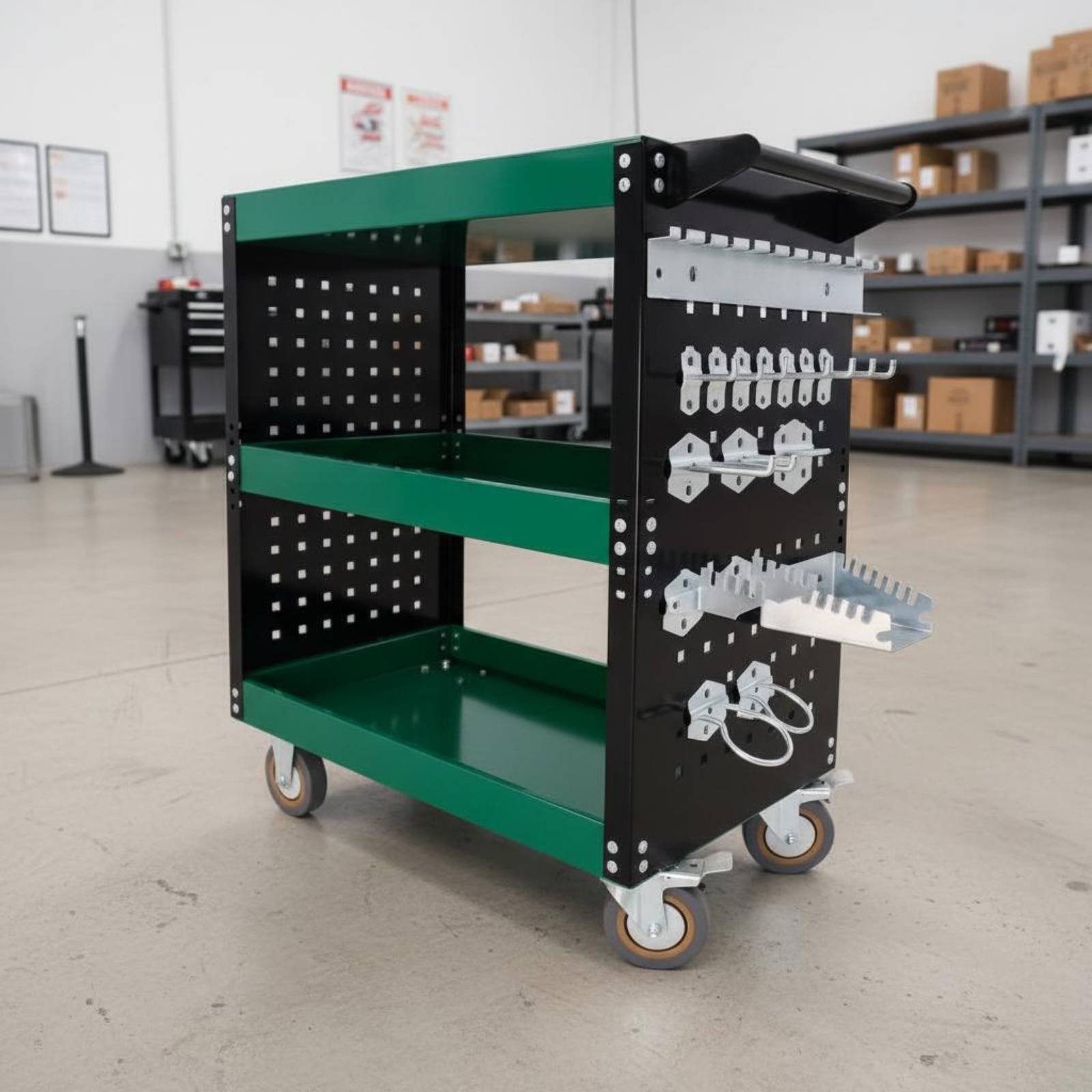 3-Tier Tool Cart Thickened Ste - Workshop Tools Diy 리뷰 및 가격