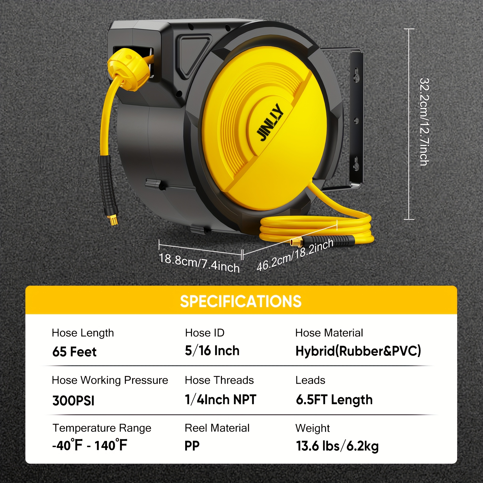 Heavy-Duty Retractable Air Hos - Tools In Workshop 리뷰 및 가격