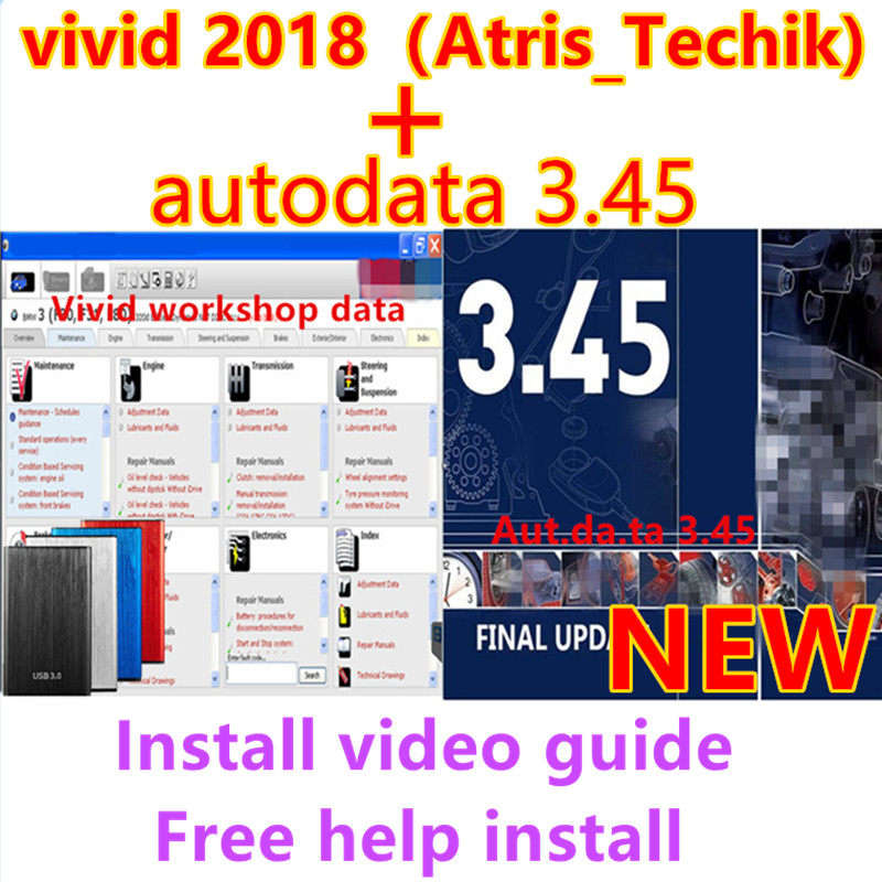 2023 hot sell Autodata 3.45+ v - Maintenance Workshop Tools 리뷰 및 가격