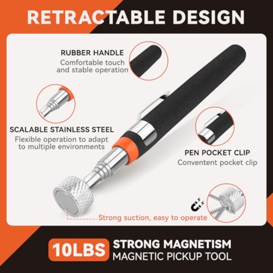 4 Pack Telescoping Magnet Pick - Magnetic Parts Tray 리뷰 및 가격