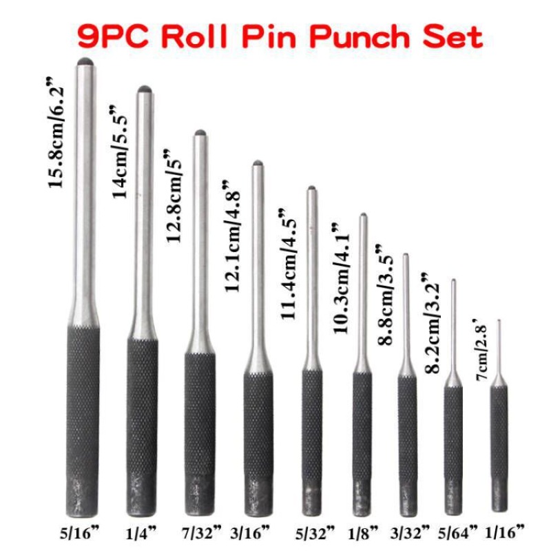 Professional 9Pcs Roll Pin Pun - Maintenance Workshop Tools 리뷰 및 가격